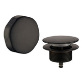 Doblar afbouwdeel badafvoer met overloop mat zwart